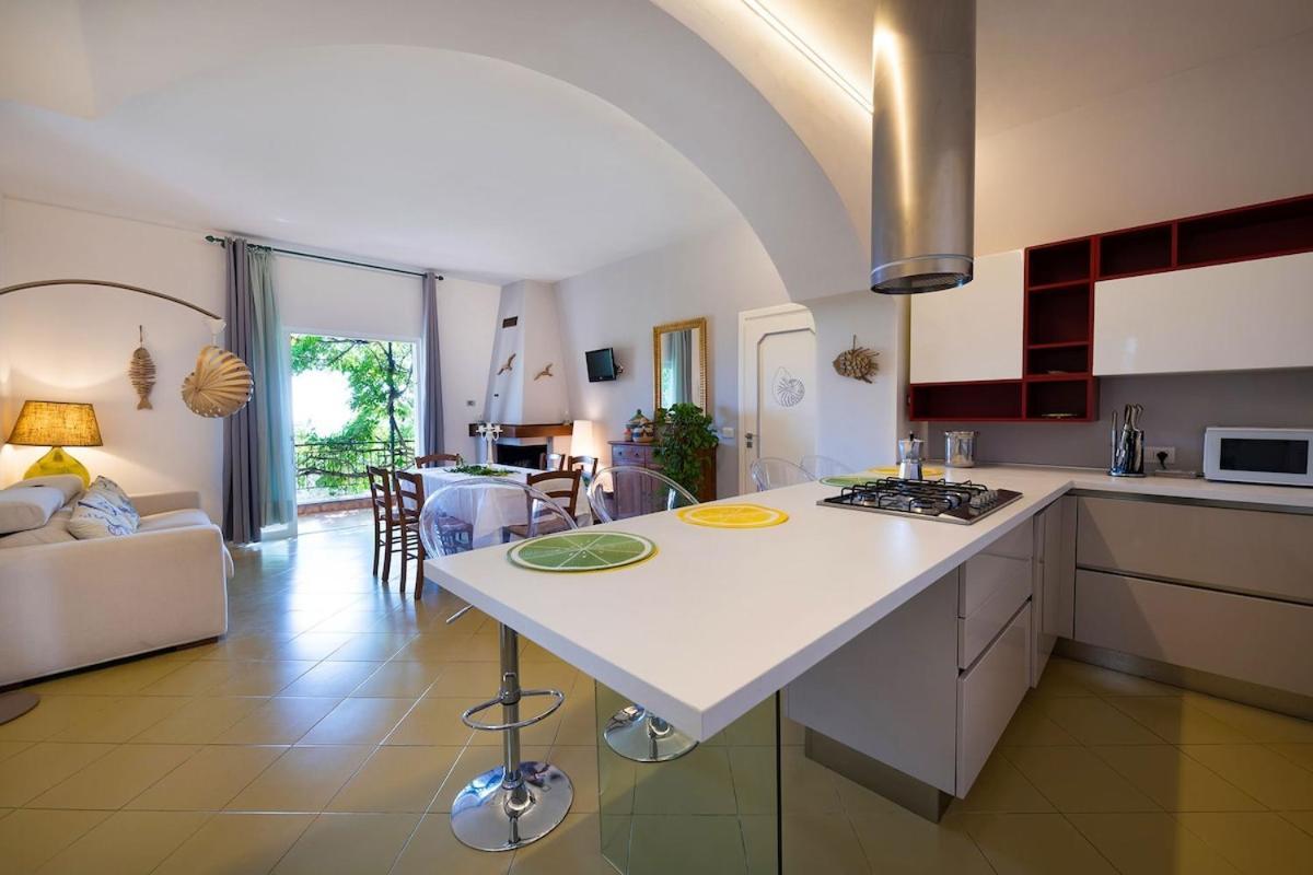 Villa Marinella Close To The Sea With Private Pool Nerano Bagian luar foto