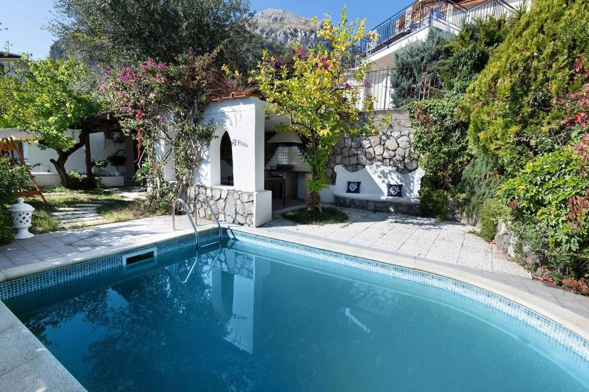 Villa Marinella Close To The Sea With Private Pool Nerano Bagian luar foto